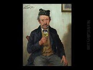 Der Weintrinker by Kinzel Jozef