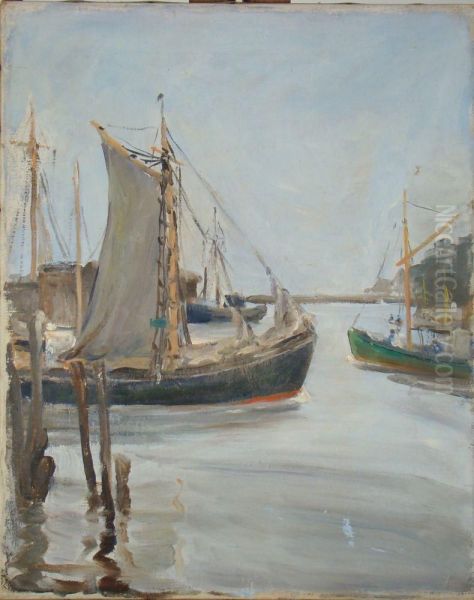Three Sailboat Scenes - view 1