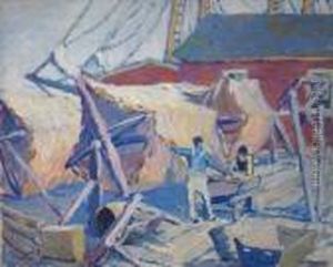 Drying Sails by Alice Judson