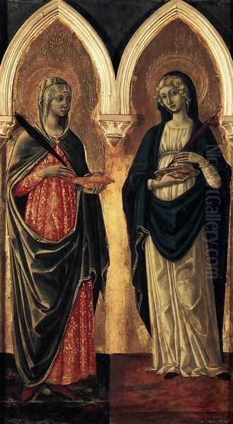 Sts Agatha and Lucy 1480s - view 1
