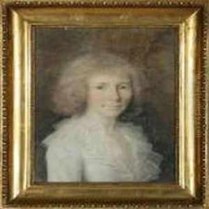 Portrait Of Awoman In A White Dress