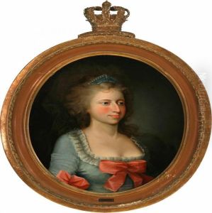 Portraitof Princess Louise Augusta Of Denmark by Jens Juel