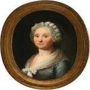 Portrait Of A Woman In A Blue Dress Portrait Of A Woman In A Blue Dress