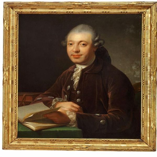 Portraits Of Bookkeeper Christophe Battier And His Wife Anna Elisabeth Battier - view 1