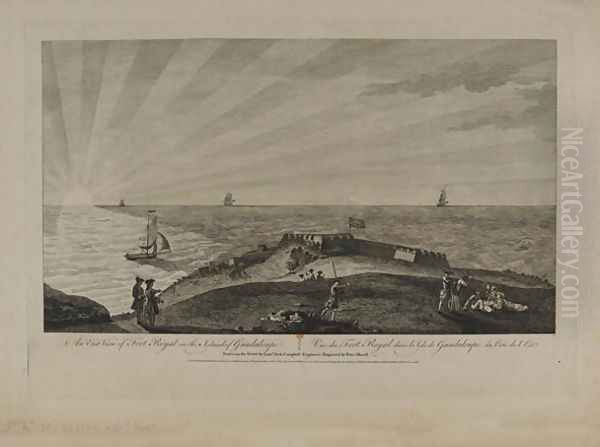 East View of Fort Royal in the Island of Guadaloupe c. 1759 - view 1