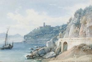 "vue D'un Couvent Pres Castelamar". by Jacques Henri Juillerat
