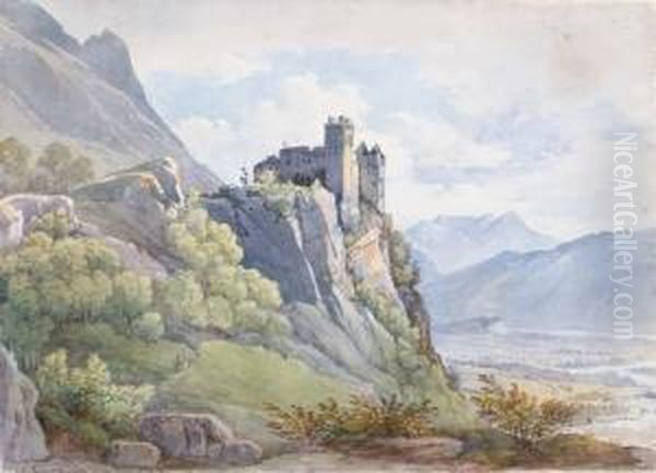 "vue Du Chateau De Miolan En Savoie". - view 1