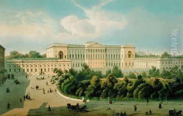 Palace of Grand Duke Mikhail, View from the Square, 1850s - view 1