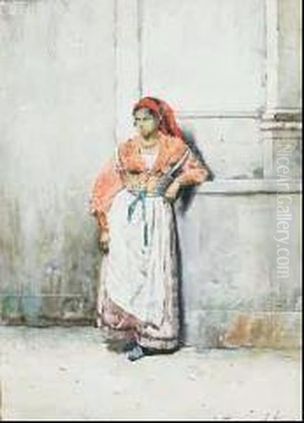 Roman Peasant Girl - view 1