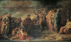 La Predication De Saint Jean-baptiste by Simon Julien De Parme