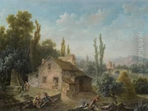Les Travaux De La Ferme by Nicolas-Jacques Juliard