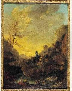 Le Repos Des Paysans Pres De La Riviere by Nicolas-Jacques Juliard