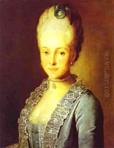 Portrait Of Alexandra Perfilyeva Nee Countess Tolstaya