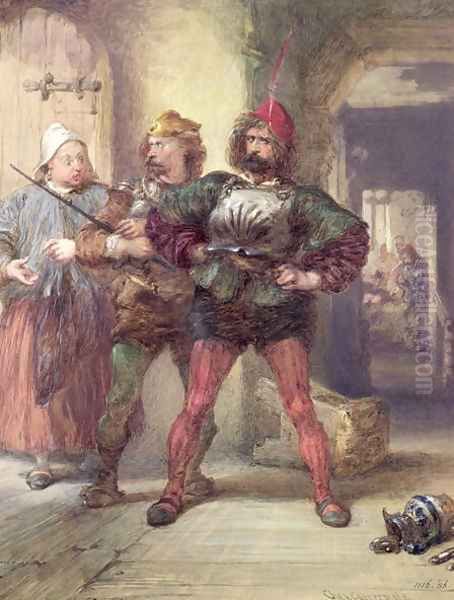 Mistress Quickly, Nym and Bardolph, from Shakespeare's Falstaff plays - view 1