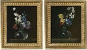 Flowers In A Glass Vase