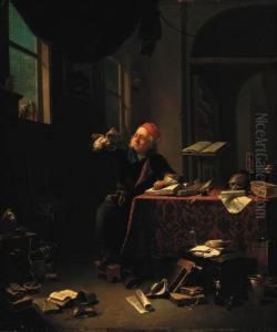 An Alchemist In His Study