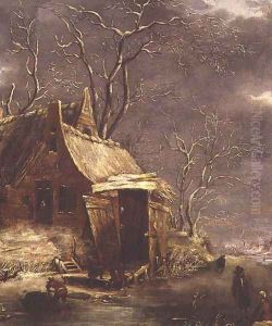Winter Landscape by Rafel Govertsz Camphuysen