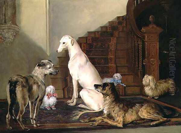 Waiting at the Foot of the Stairs, 1856 - view 1