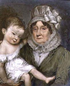 Mother of Agnes FitzHerbert with one of her grandchildren, c.1817