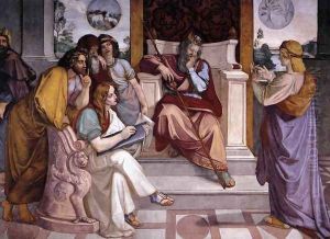 Joseph Interpreting Pharaoh's Dream 1816-17 by Peter von Cornelius