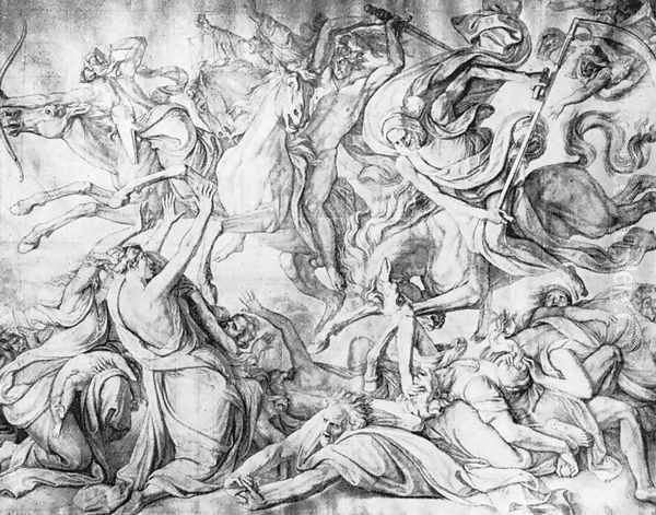 The Riders of the Apocalypse c. 1845 - view 1