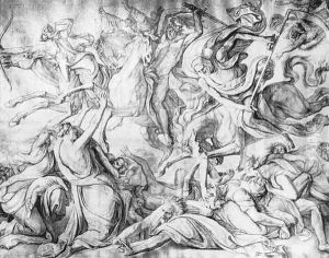 The Riders of the Apocalypse c. 1845 by Peter von Cornelius