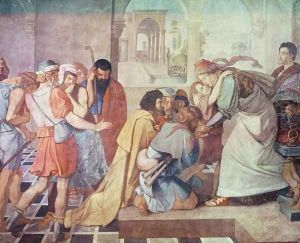 Joseph recognised by his brothers by Peter von Cornelius