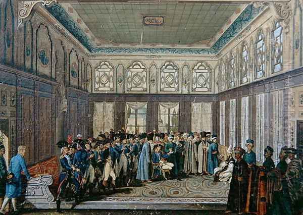 Reception of General Aubert-Dubayet by the Grand Vizier of the Sultan in Constantinople, 1796-7 - view 1