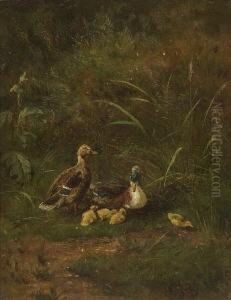 Entenfamilie. by Carl Jutz