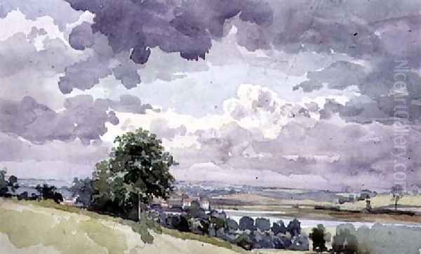 View over the Deben from an Eminence, Woodbridge, Suffolk - view 1