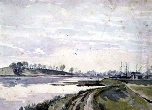 The Deben, Woodbridge, Suffolk by Thomas Churchyard