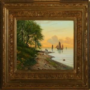 Scenery With Sailboats