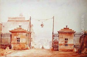 The Barriere de Menilmontant by Pierre Luc Charles Ciceri