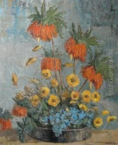 Bouquet Of Flowers by Geza Kadar