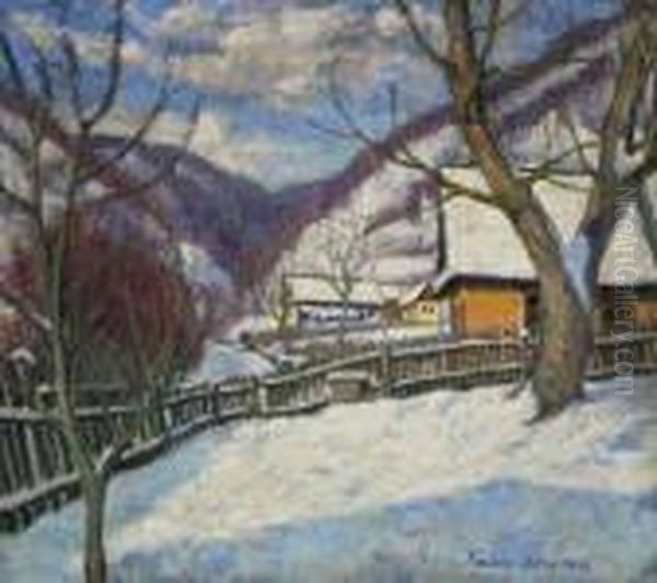 Winterly Snow Landscape. - view 1