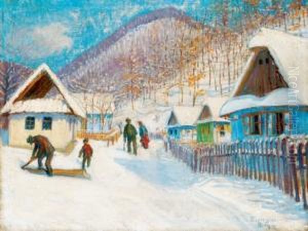 Nagybanya In Winter - view 1