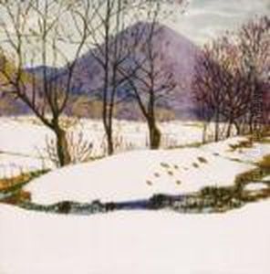 Thawing In Nagybanya by Geza Kadar