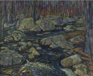Woodland Stream by Charles Salis Kaelin