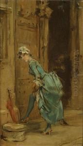 Elegante Dame by Frederick Hendrik Kaemmerer