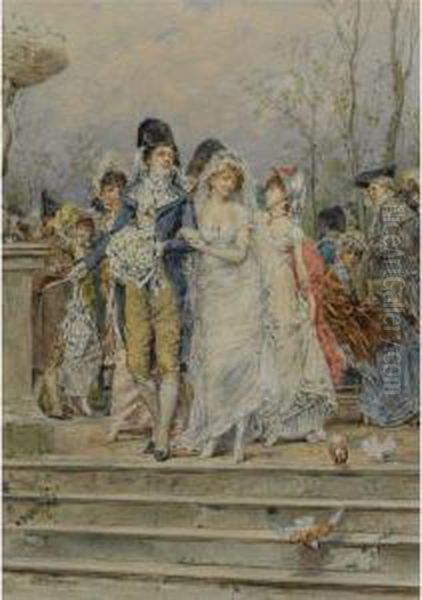 A Bridal Couple - view 1