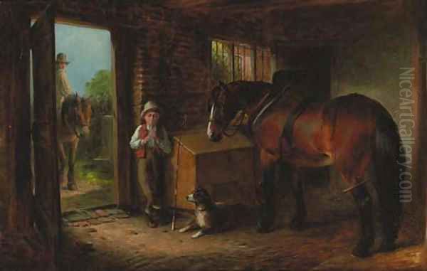 In the stable - view 1