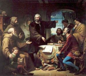 Christopher Columbus in the Convent of La Rabida 1856