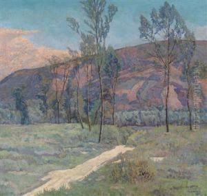 Sonnige Aupartie Mit Bisamberg by Max Kahrer