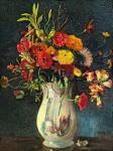 Blumenstillleben by Max Kahrer