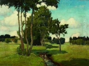 Sommerliche Wiesenlandschaft by Richard Kaiser