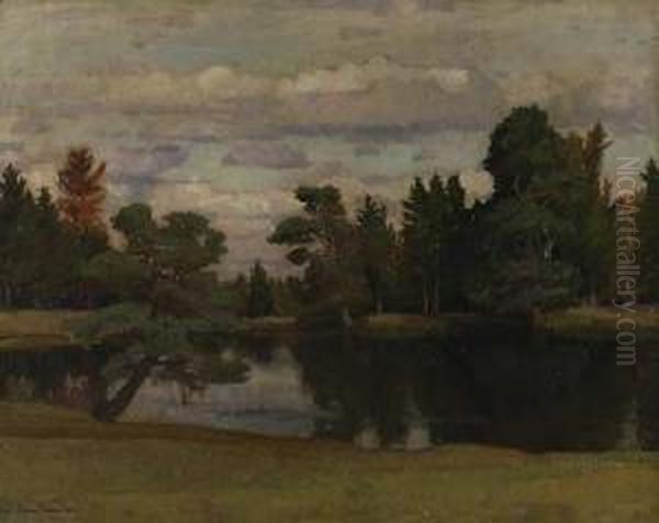 Sommerlandschaft Mit Teich - view 1