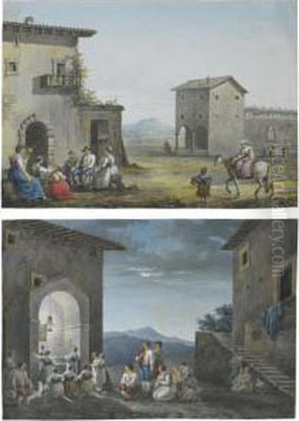 A Scene In The Roman Campagna - view 1