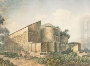 Rovine Nella Campagna Romana by Franz Keiserman