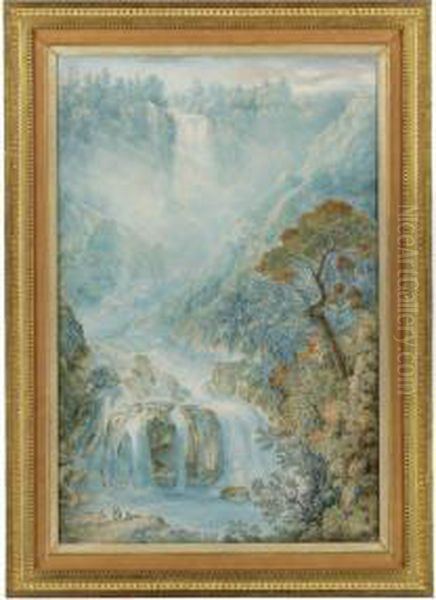 The Waterfall At Tivoli - view 1