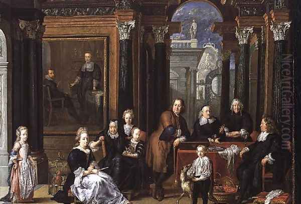 The Fay d'Herbe Family Portrait 1693 - view 1
